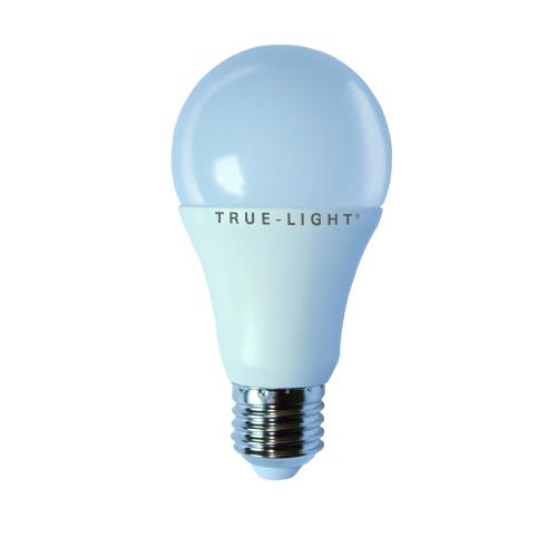 True-Light® LED 12W E27, stufendimmbar über schnelles Schalten am Lichtschalter